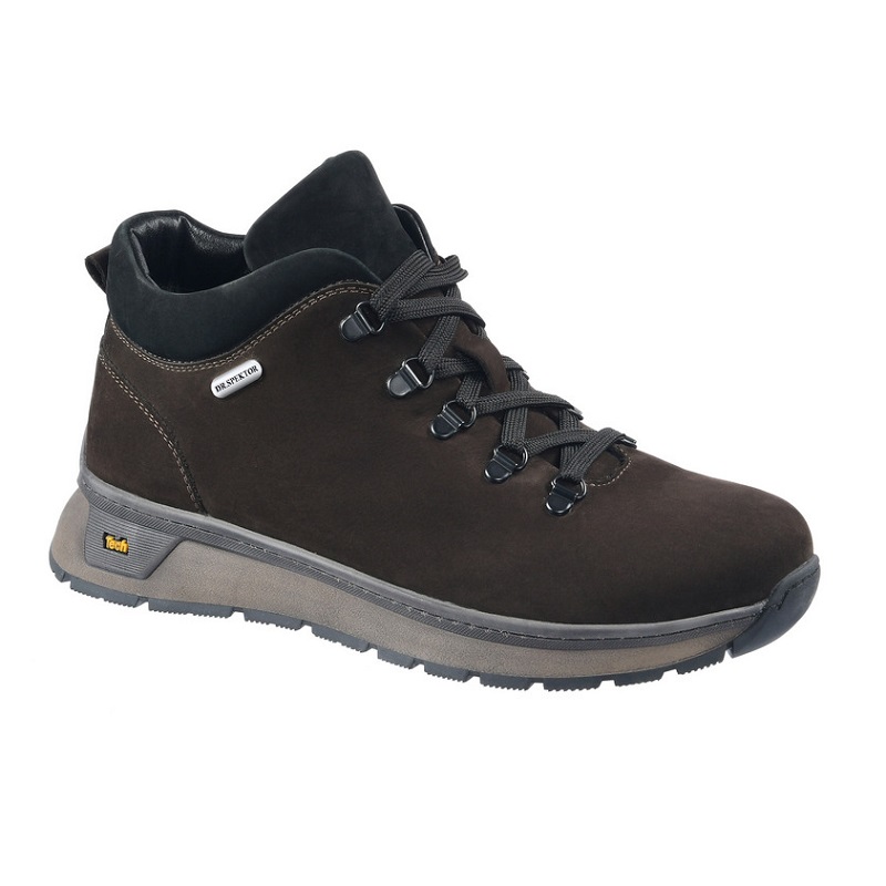 Ботинки Dr. Spektor с шерстью мужские Ш 962.21.130 темно-коричневые