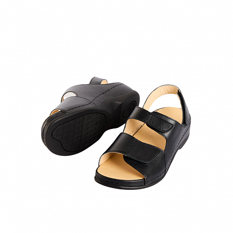 Сандалии ортопедические Dr Thomas женские DTD-005-3 черные. Изображение 3 из 3