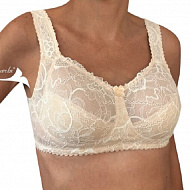 Бюстгальтер Ниночка для фиксации экзопротеза 70-10 молочный.