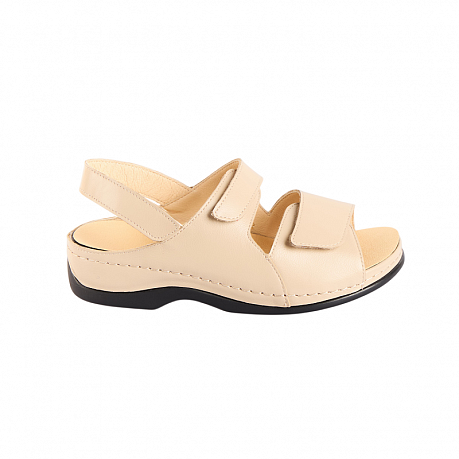 Сандалии ортопедические Dr Thomas женские DTD-005-2 бежевые. Изображение 2 из 3